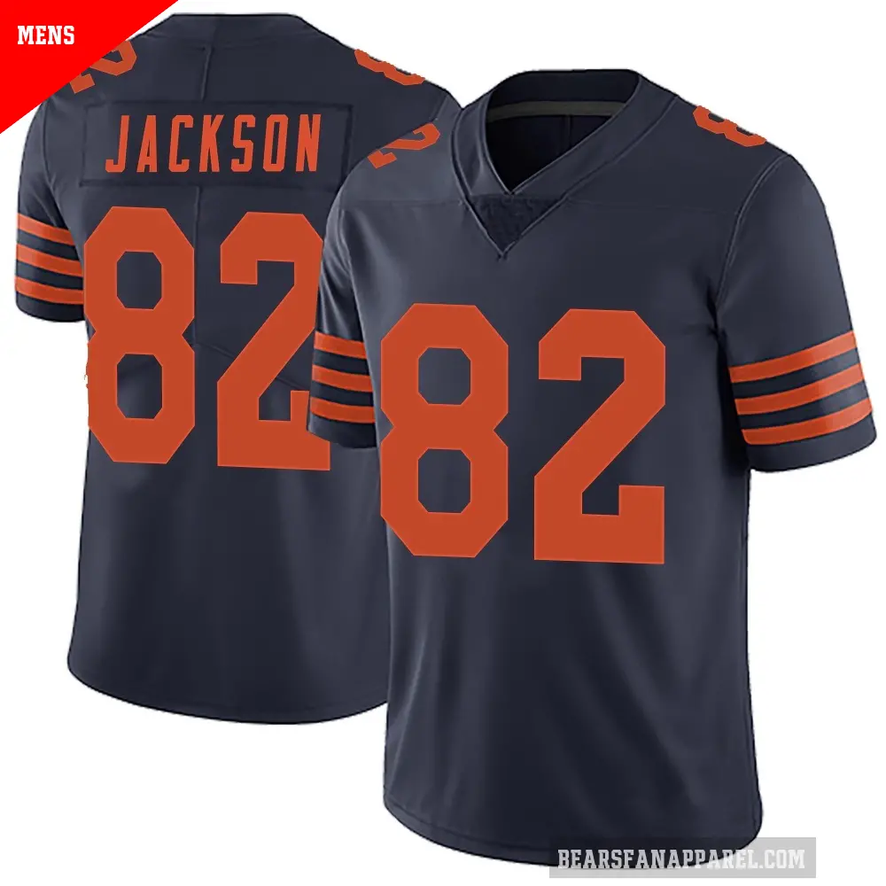 Men's Chicago Bears ＃82 John Jackson Navy Blue Limited Alternate Vapor Untouchable Jersey