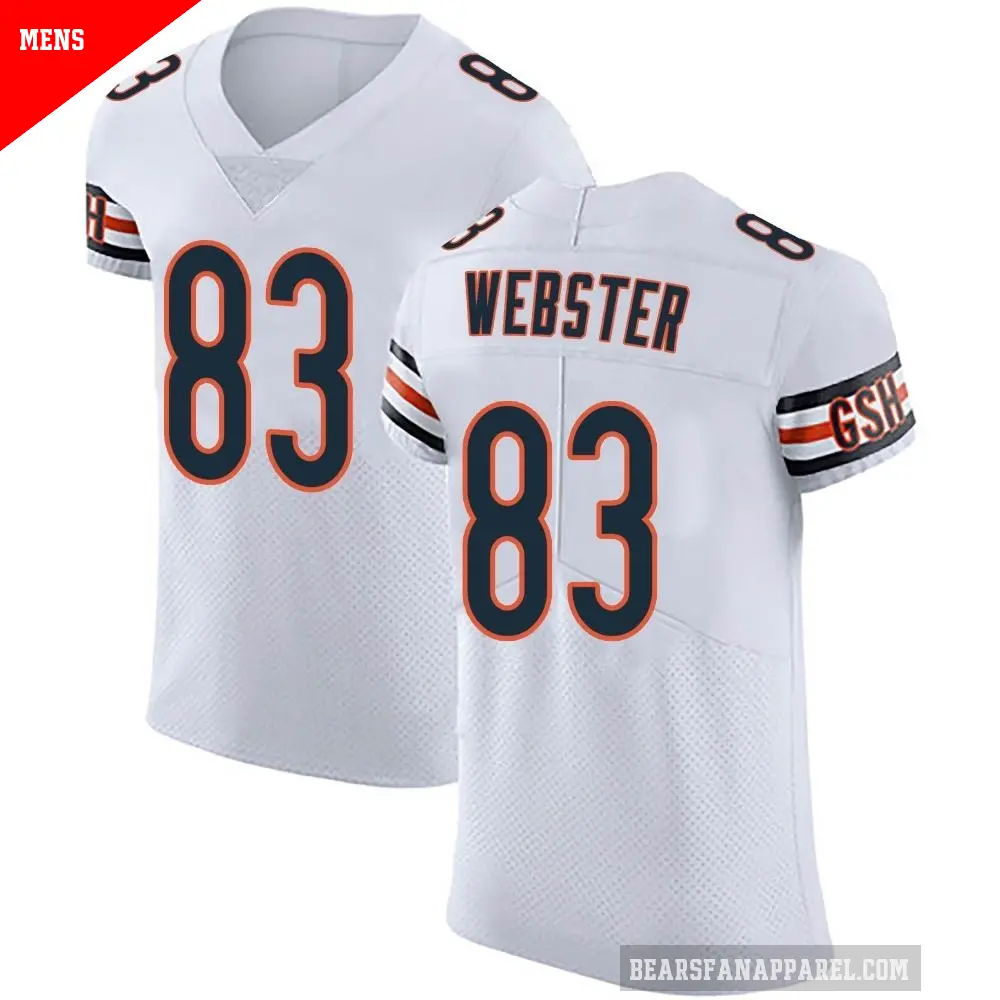 Men's Chicago Bears ＃83 Nsimba Webster White Elite Vapor Untouchable Jersey