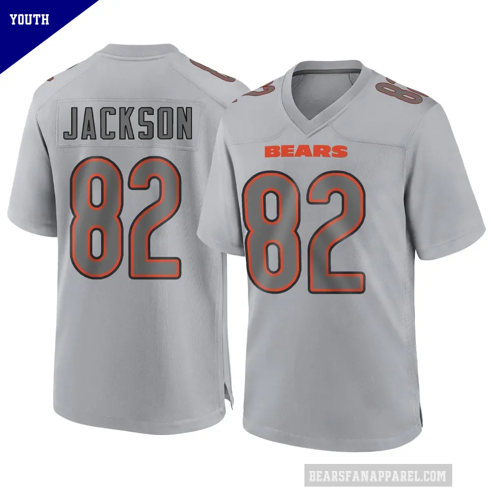 Youth Chicago Bears ＃82 John Jackson Gray Game Atmosphere Fashion Jersey