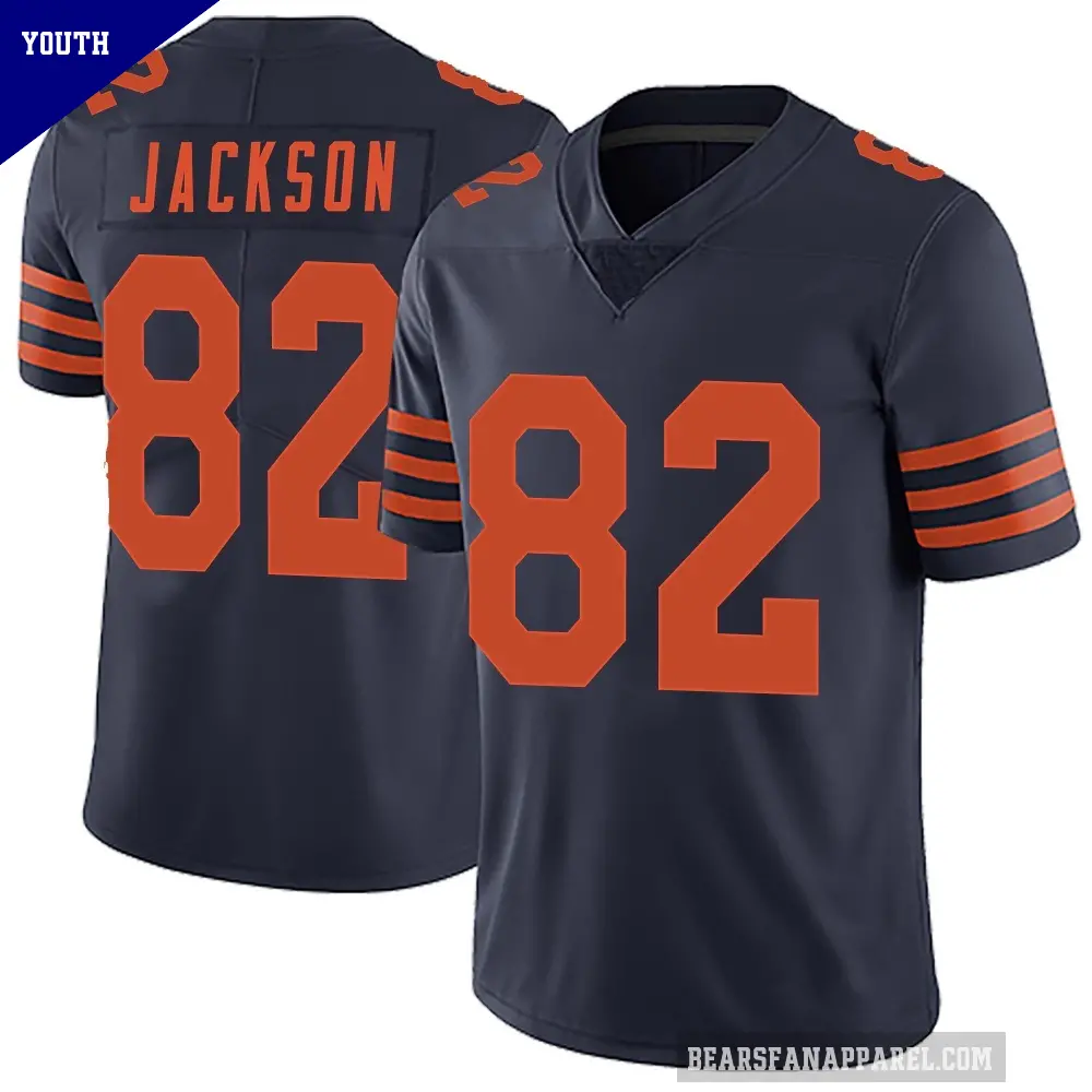 Youth Chicago Bears ＃82 John Jackson Navy Blue Limited Alternate Vapor Untouchable Jersey