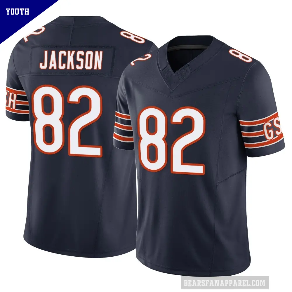 Youth Chicago Bears ＃82 John Jackson Navy Limited Vapor F.U.S.E. Jersey